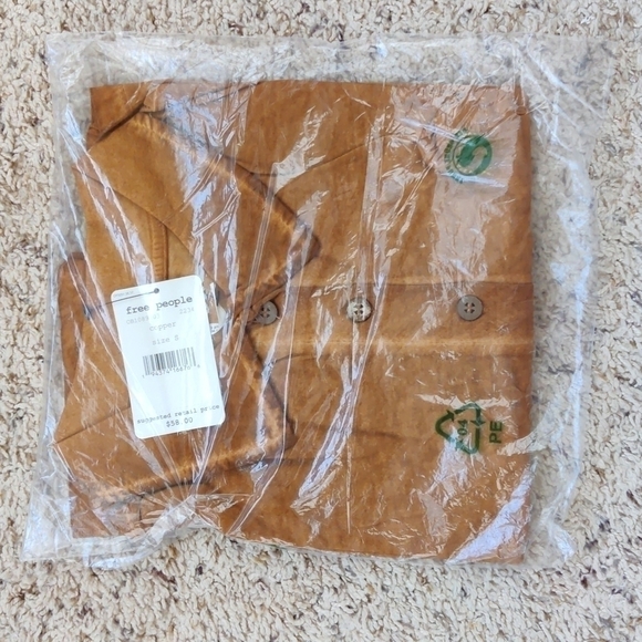 NEW Free People Weekend Rush Copper Top Small - Picture 6 of 7